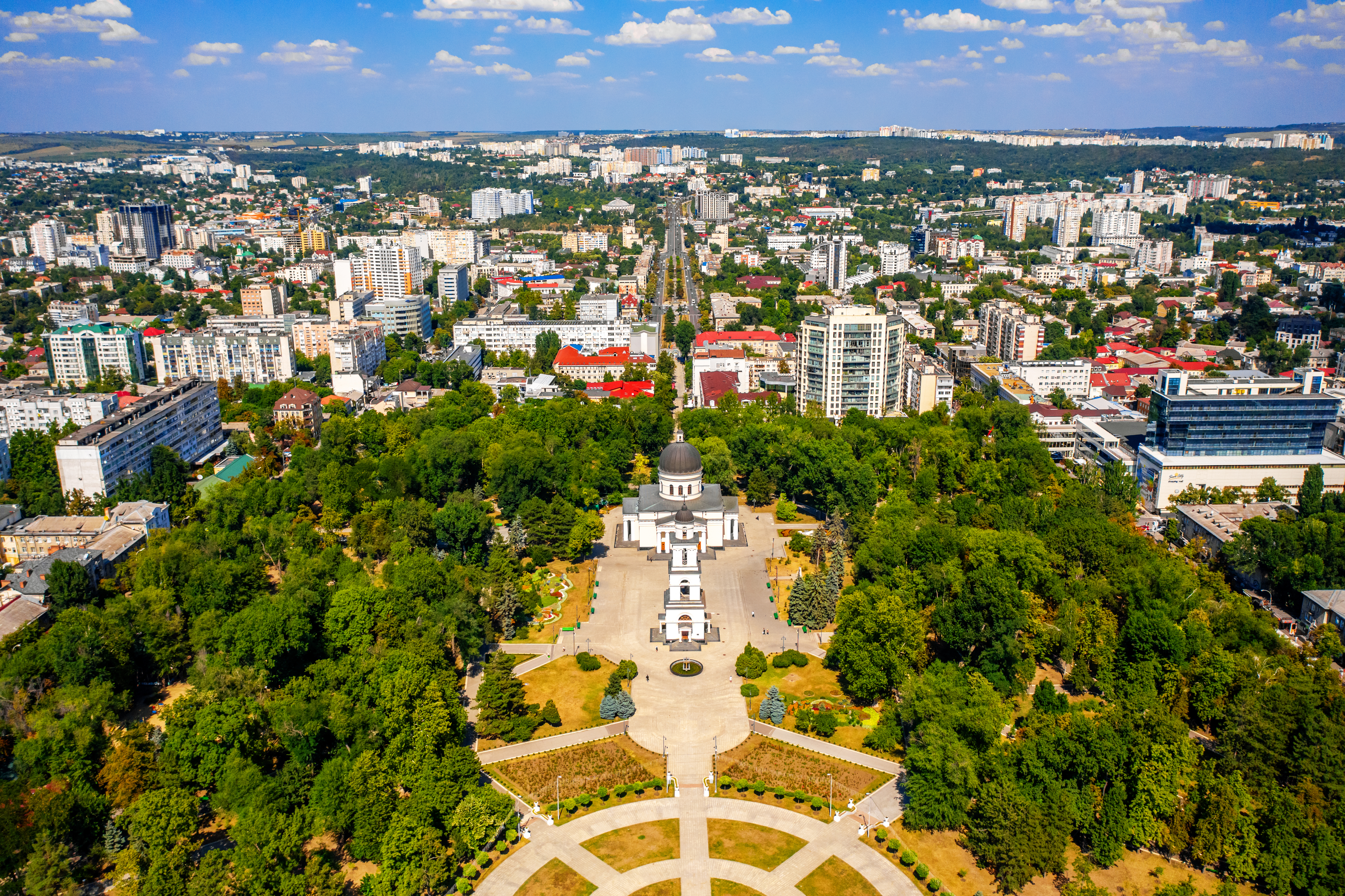 Кишинев, столица Молдовы, ВНЖ которой могут получить россияне, украинцы и белорусы