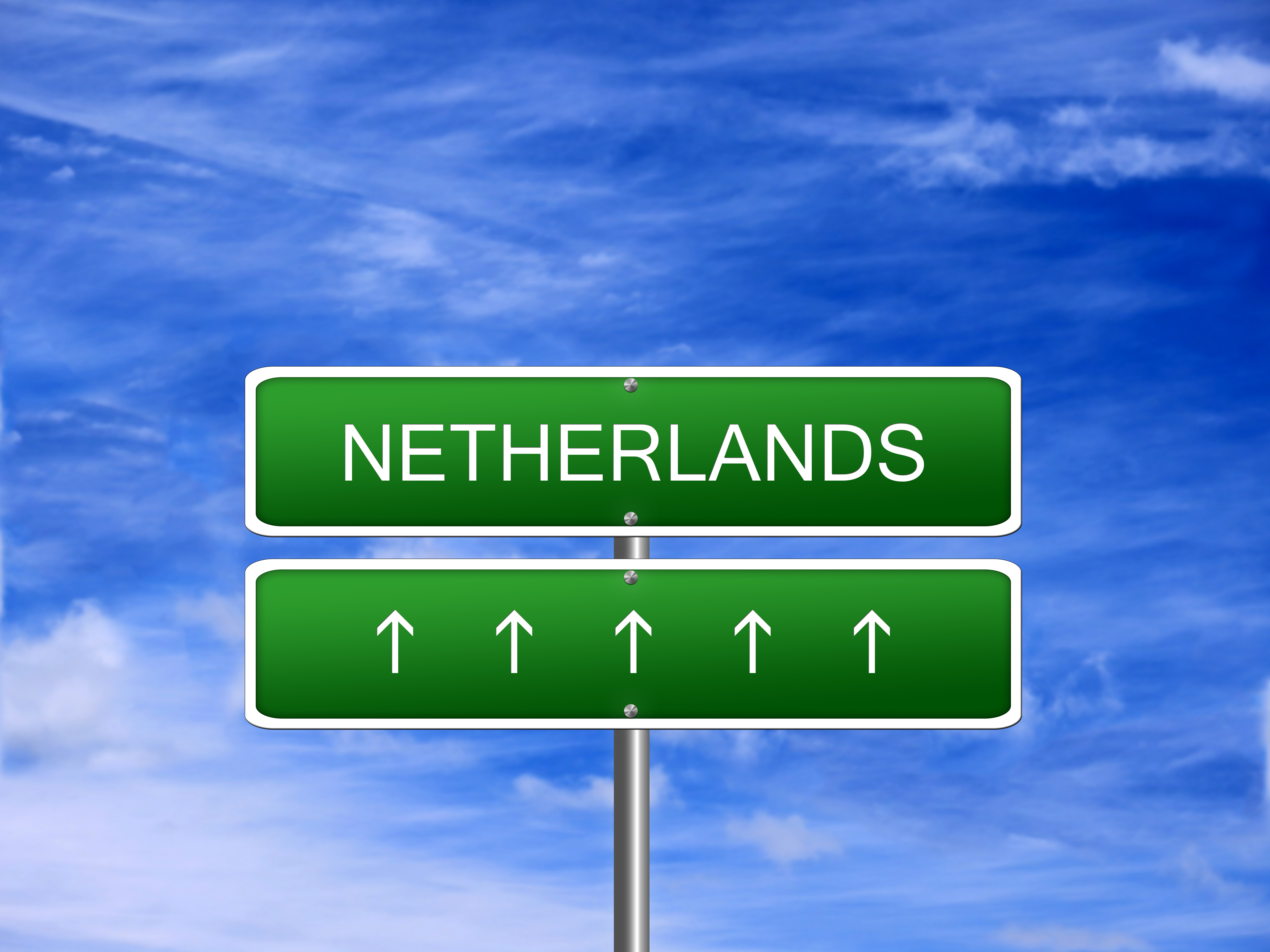 Надпись Нидерланды, где визу Д могут получить иностранцы