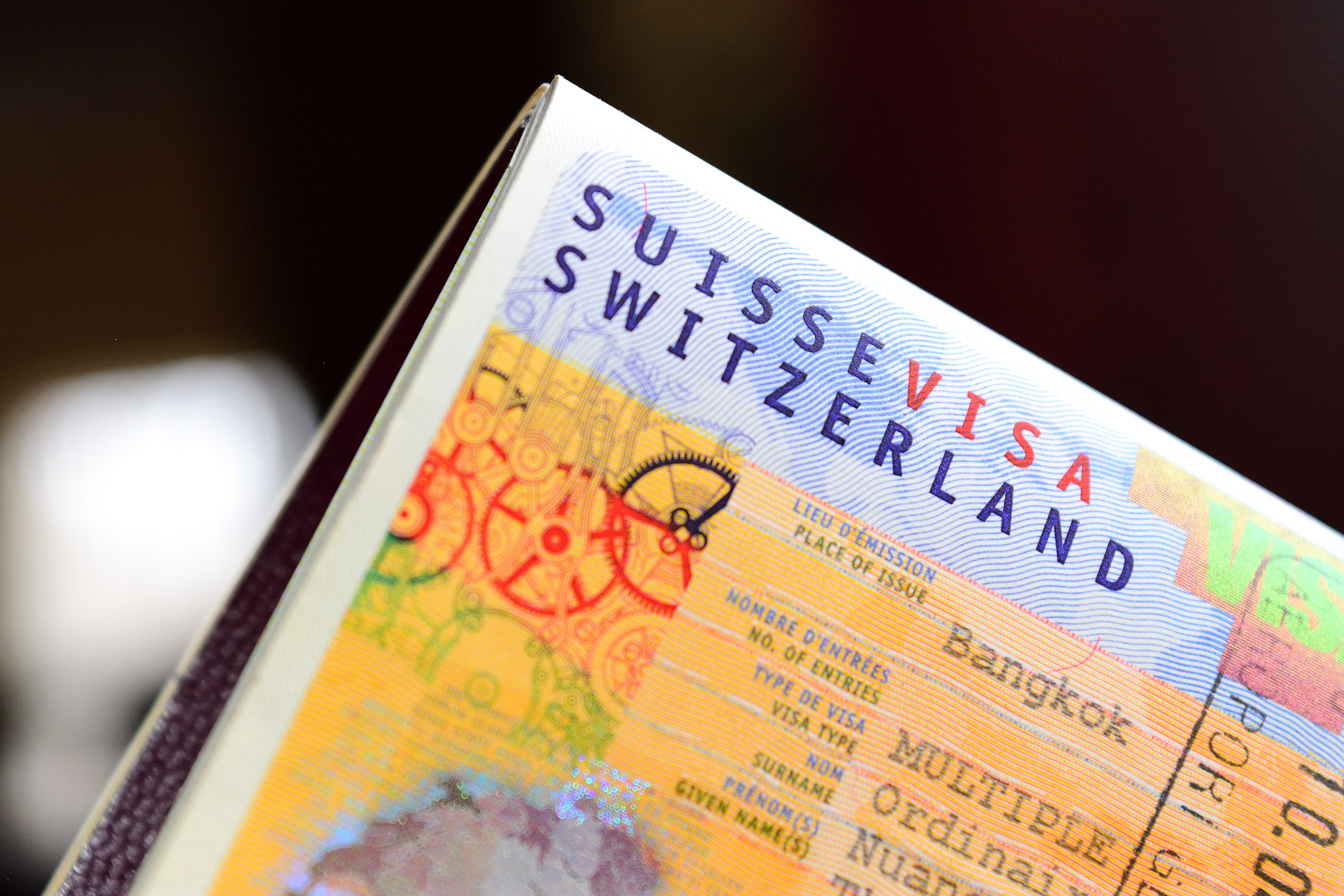 Национальная виза в Швейцарию которую надо оформлять иностранцам